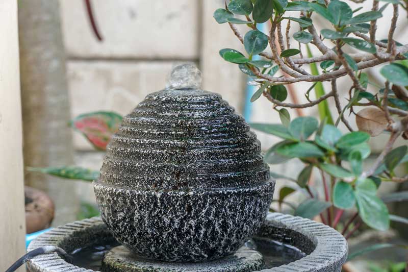 Runder Brunnen Feng Shui